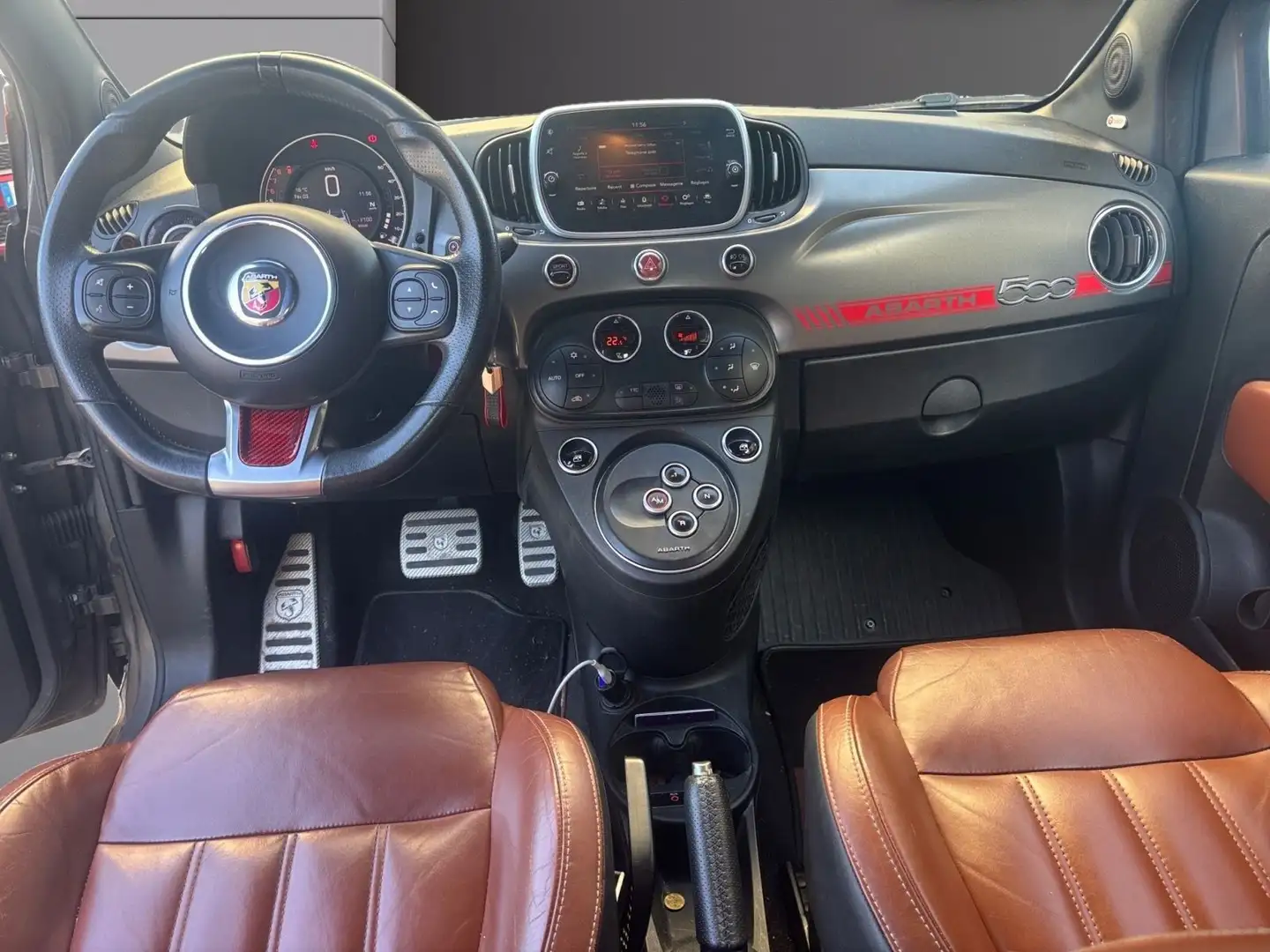 Abarth 595 595 1.4 Turbo 16V T-Jet 140 ch A Gris - 2