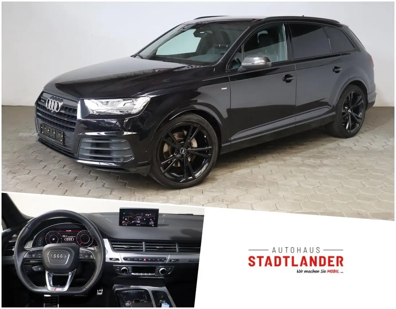 Audi Q7 50 TDI quattro LUFT*NAVI*BOSE*CARBON Schwarz - 1