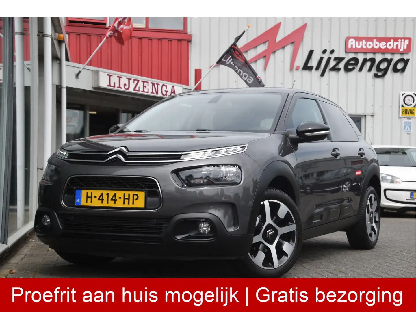 Citroen C4 Cactus 1.2 PureTech Shine Carplay | PDC | LMV | Clima | B Grijs - 1