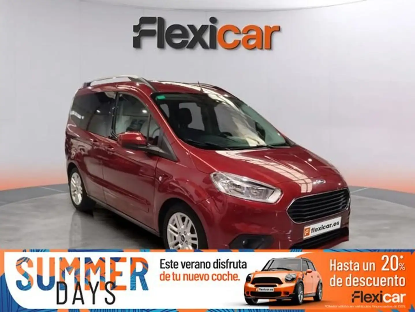 Ford Tourneo Courier 1.0 EcoBoost 74kW (100CV) Trend Rojo - 1