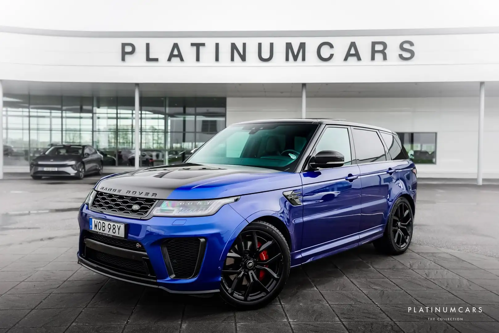 Land Rover Range Rover Sport 5.0 V8 SVR 575 ch - Carbone Edition Bleu - 1