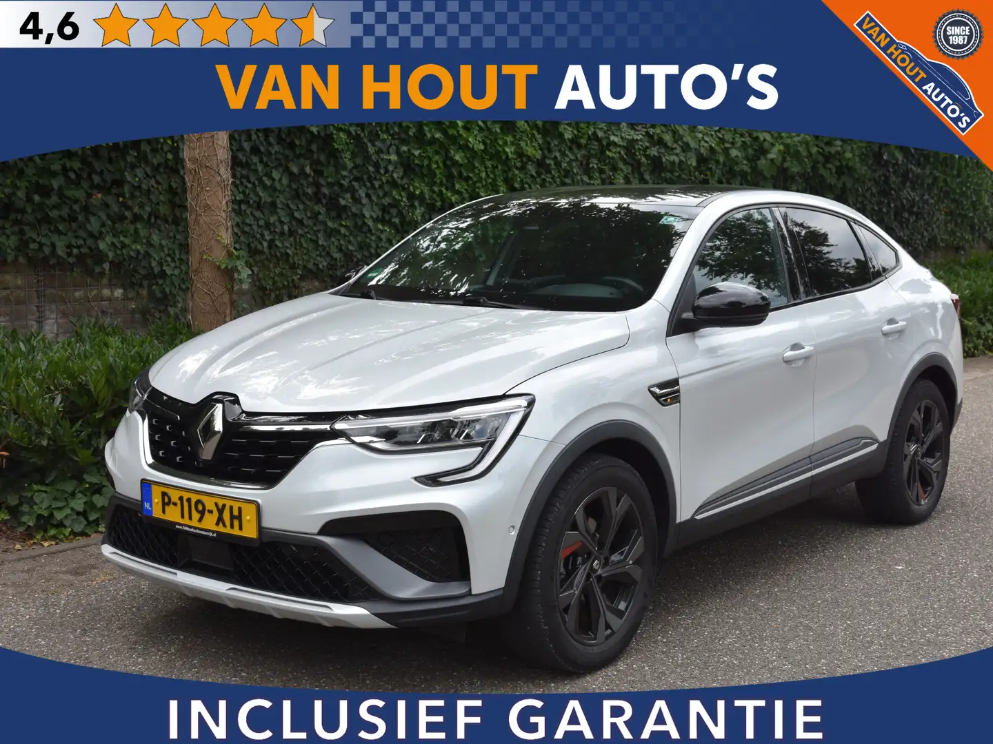 Renault Arkana 1.6 E-Tech Hybrid 145 R.S. Line | TREKHAAK | LEDER Wit - 1