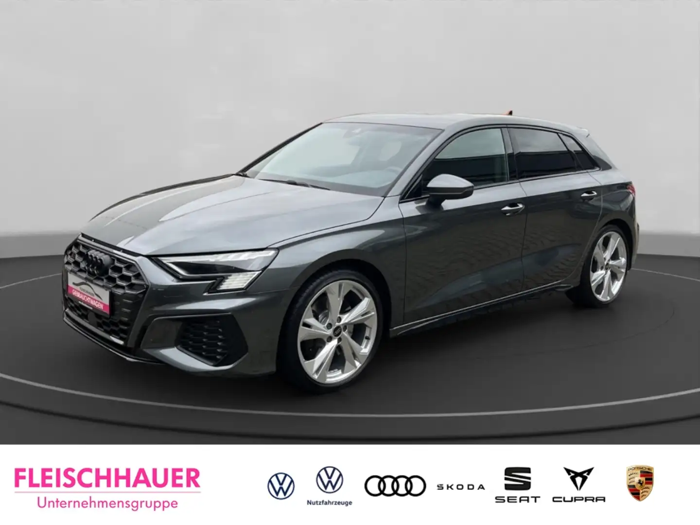 Audi S3 Sportback Navi+ B&O Matrix-LED Advanced-Key Grau - 1
