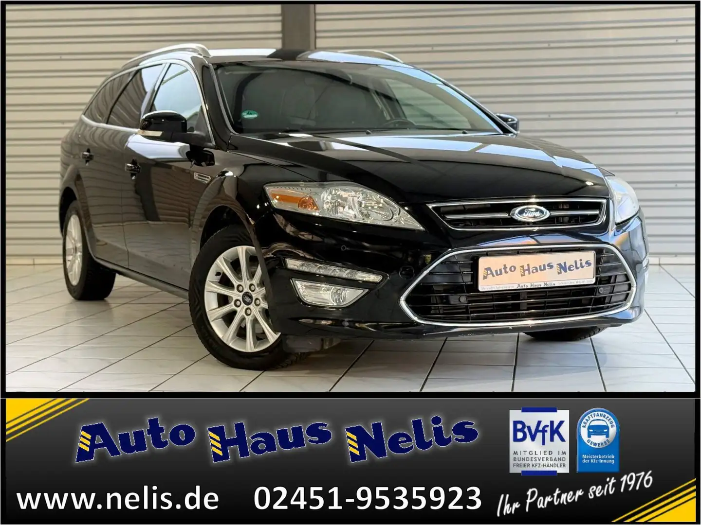 Ford Mondeo 2,0 TDCi Turnier Titanium Autom. PDC Allw Zwart - 1
