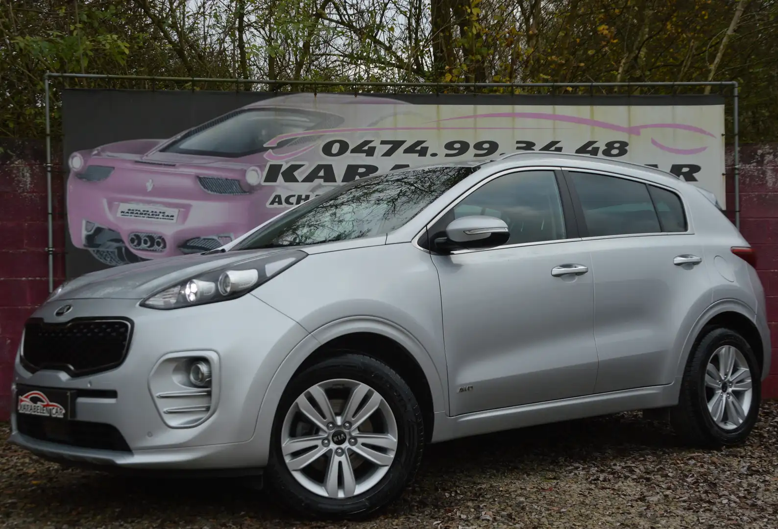 Kia Sportage 2.0CRDi 4WD Sense NEUF NAV CAM CUIR 54.121KM Grey - 1