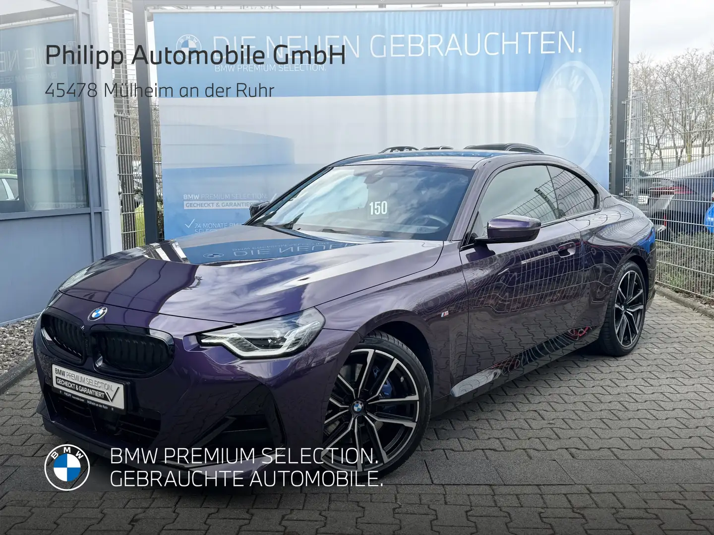 BMW 220 d Coupé M Sportpaket Pro h&k DAB Akt.Geschw Violett - 2