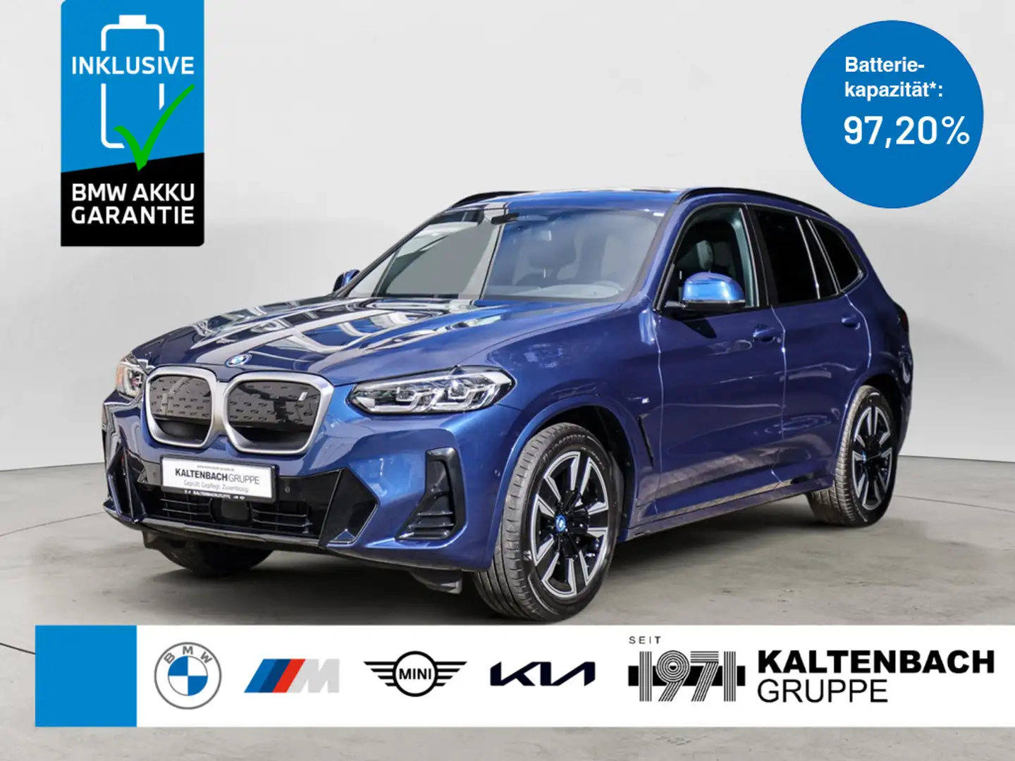 BMW iX3 Inspiring M Sport FACEL. PANO LED ACC SHZ Bleu - 1