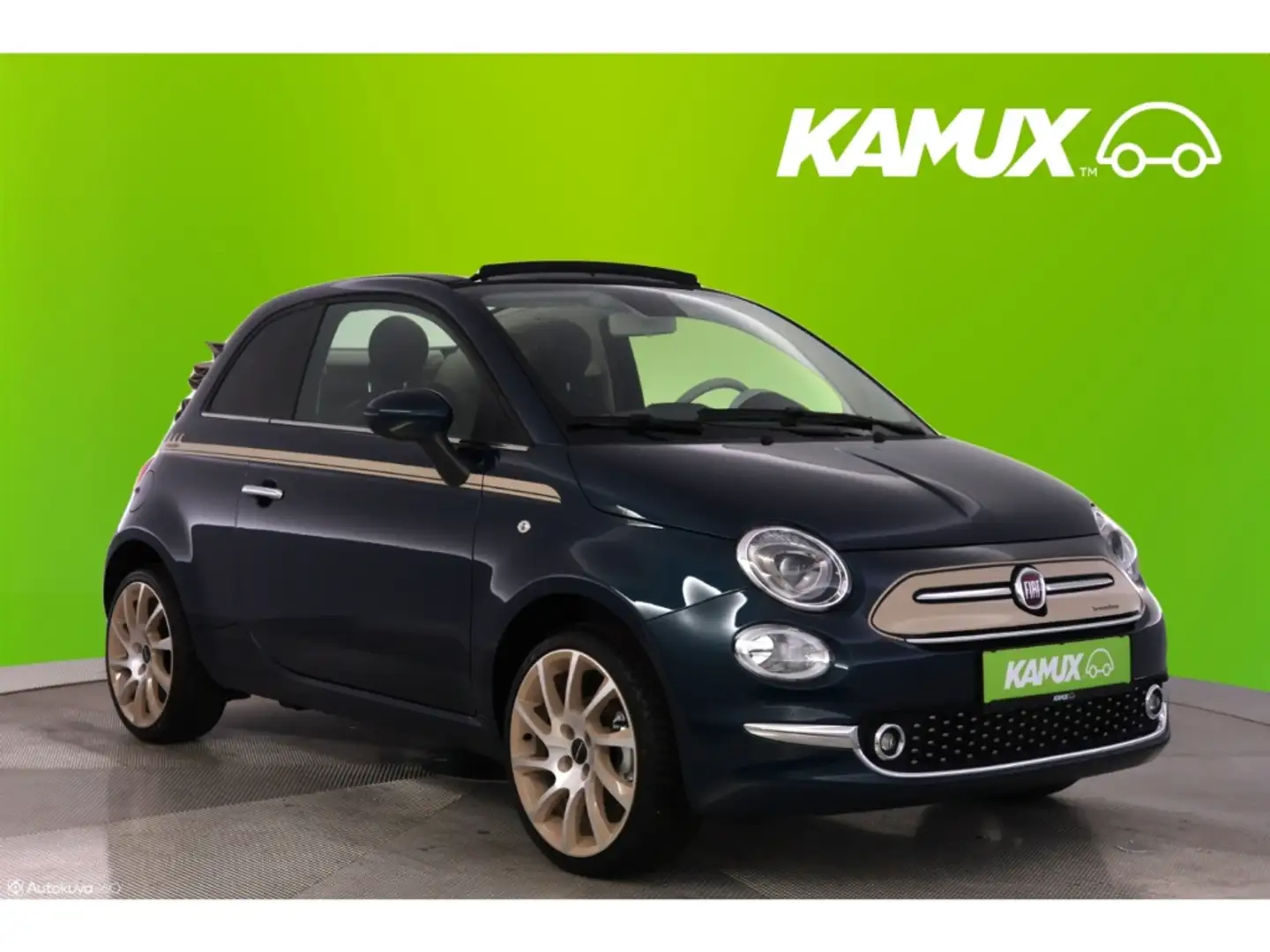 Fiat 500C 1.0 Dolcevita*YACHT-CLUB*+NAVI+CARPLAY+PDC Blu/Azzurro - 1