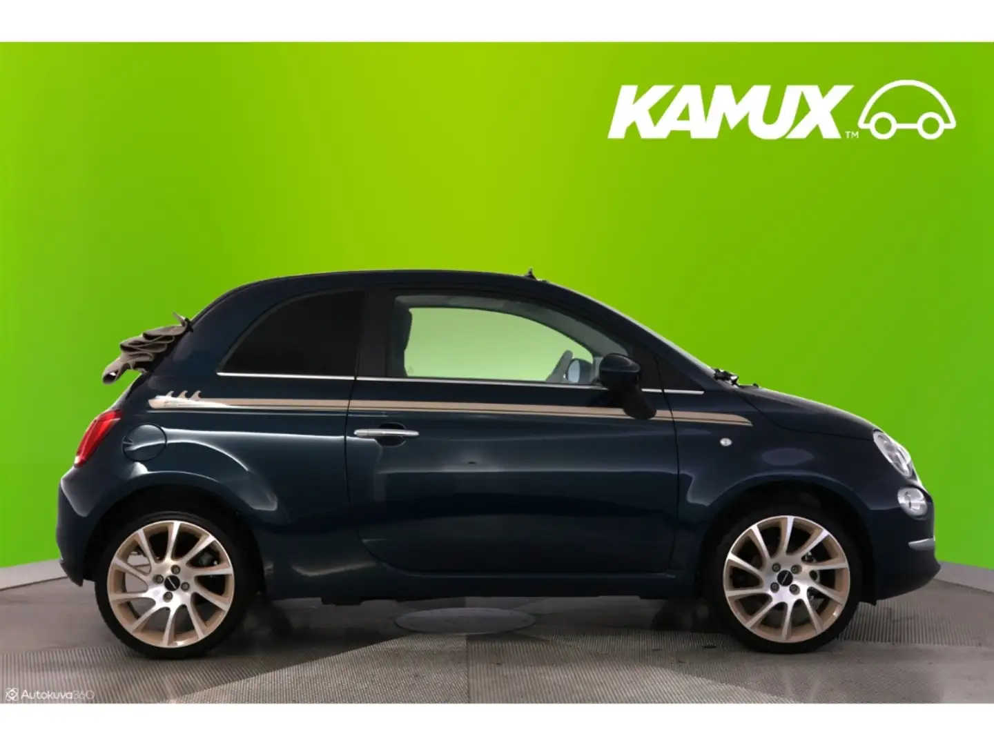Fiat 500C 1.0 Dolcevita*YACHT-CLUB*+NAVI+CARPLAY+PDC Blu/Azzurro - 2