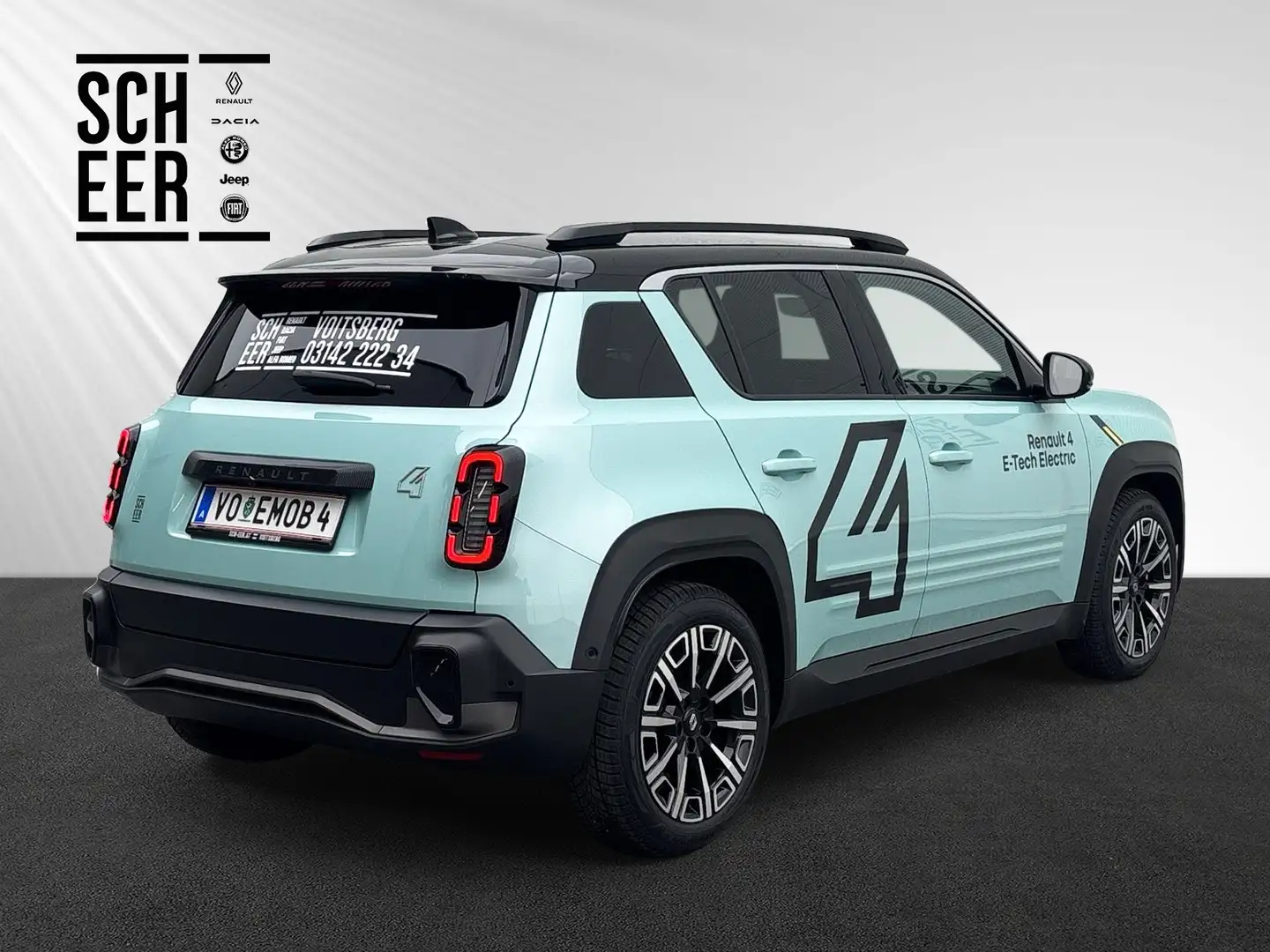 Renault R 4 E-Tech Iconic 150 PS comfort range Grün - 2