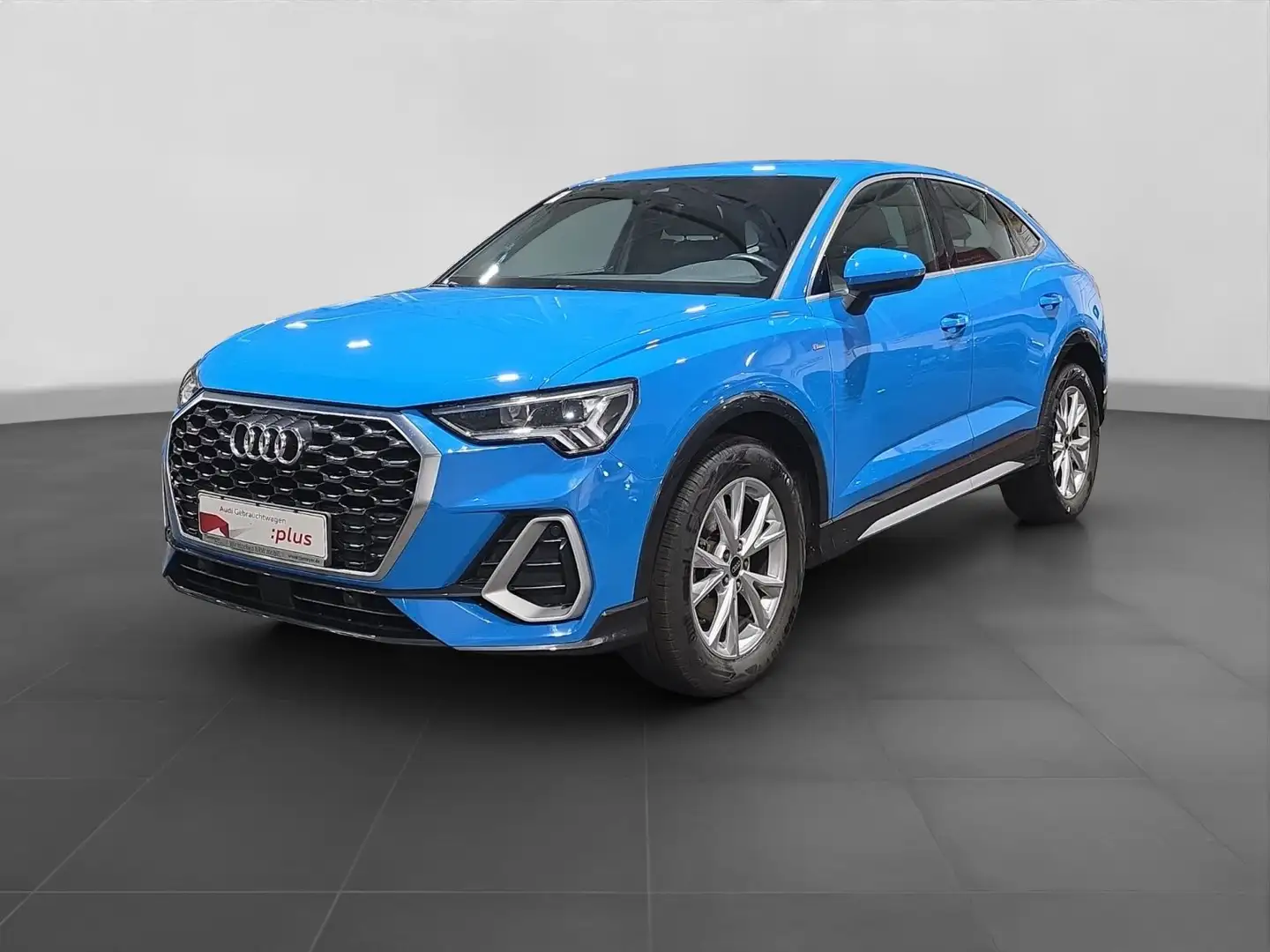 Audi Q3 35 TFSI 2x S LINE LED TEILLEDER eKL Blau - 2