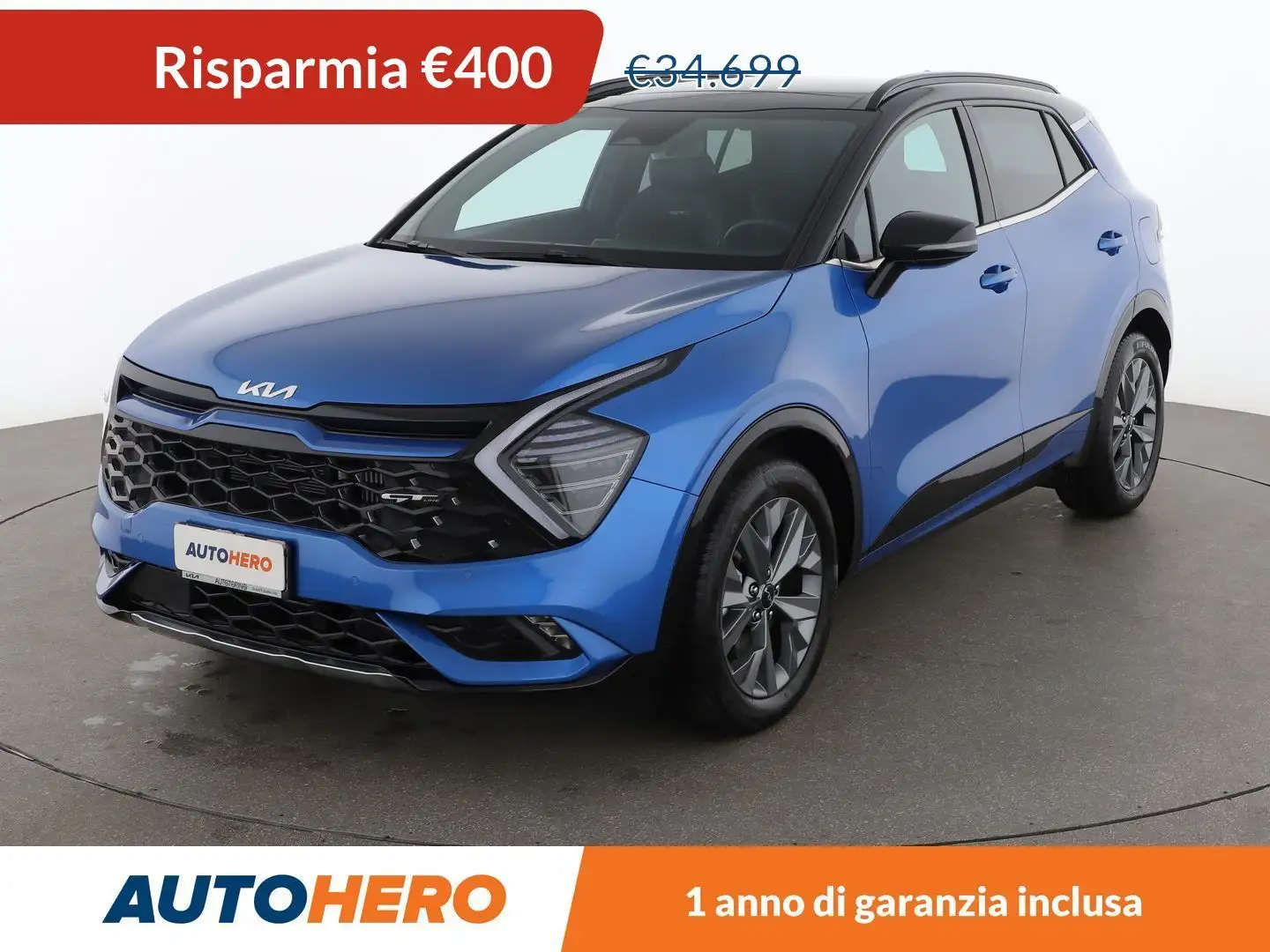 Kia Sportage 1.6 TGDI Hybrid GT-Line FHEV Blu/Azzurro - 1