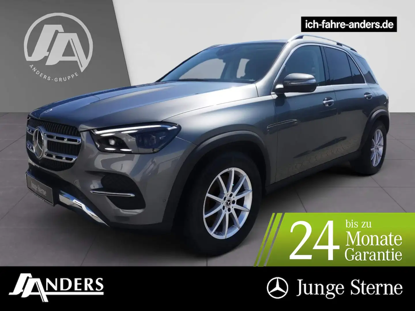 Mercedes-Benz GLE 350 de 4M MBUX+Burm+Dist+AHK+Key+Memo+M-BEAM Grau - 1