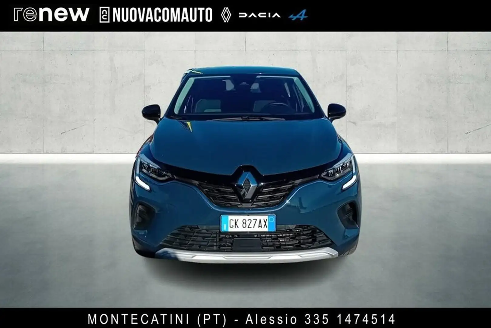 Renault Captur 1.6 hybrid Equilibre E-Tech 145cv auto Bleu - 2