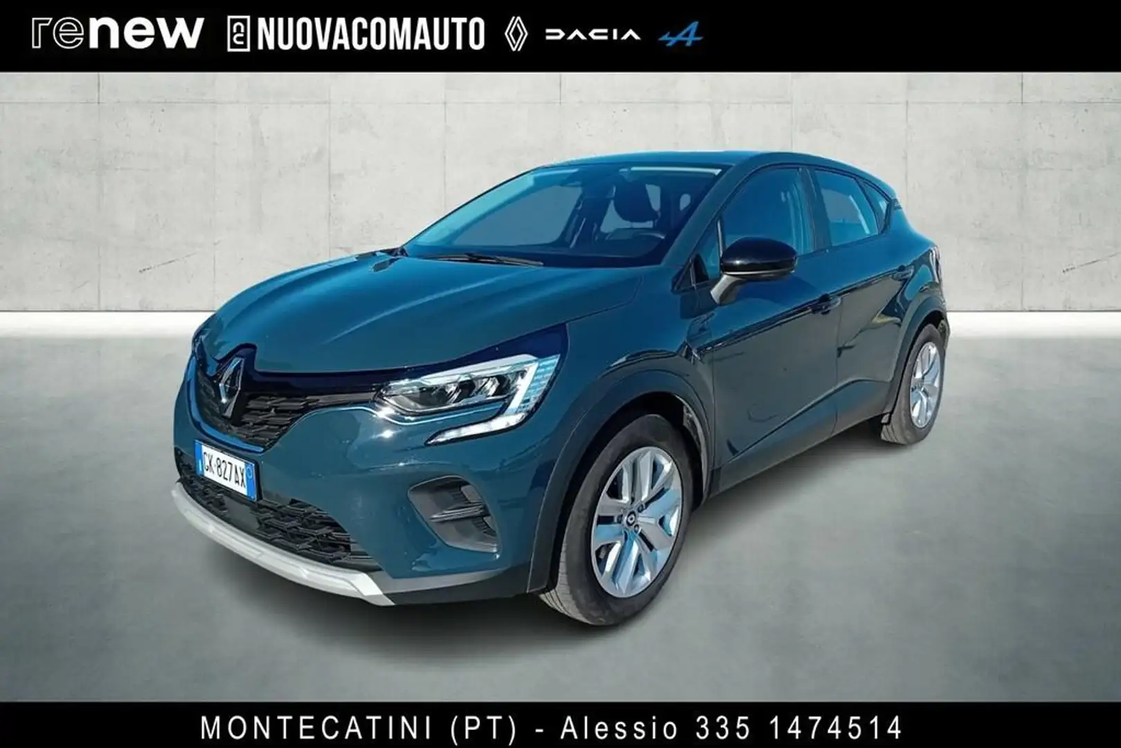Renault Captur 1.6 hybrid Equilibre E-Tech 145cv auto Bleu - 1