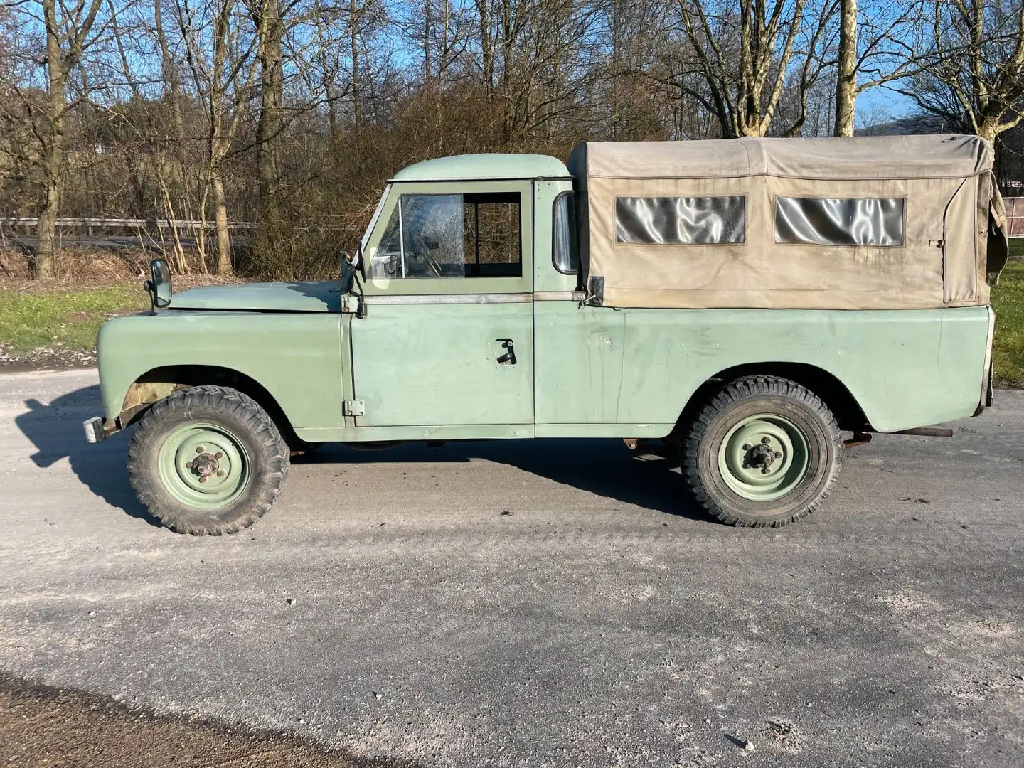 Land Rover Series 109 Diesel 2.Hand! Tüv+H Neu! Grün - 2