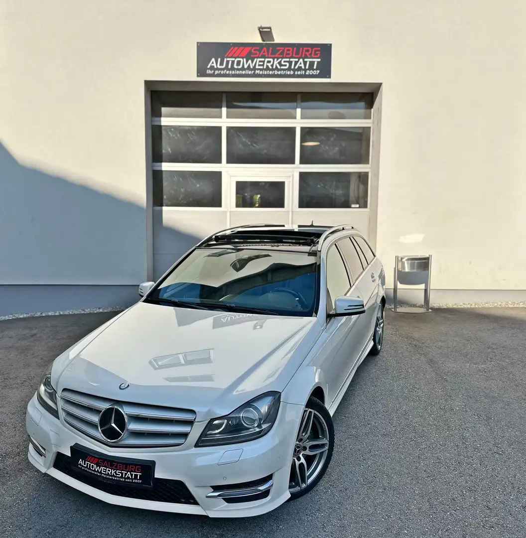 Mercedes-Benz C 250 T CDI AVANTGARDE 4MATIC Aut. AMG | Pano | 1.Hand Blanc - 1