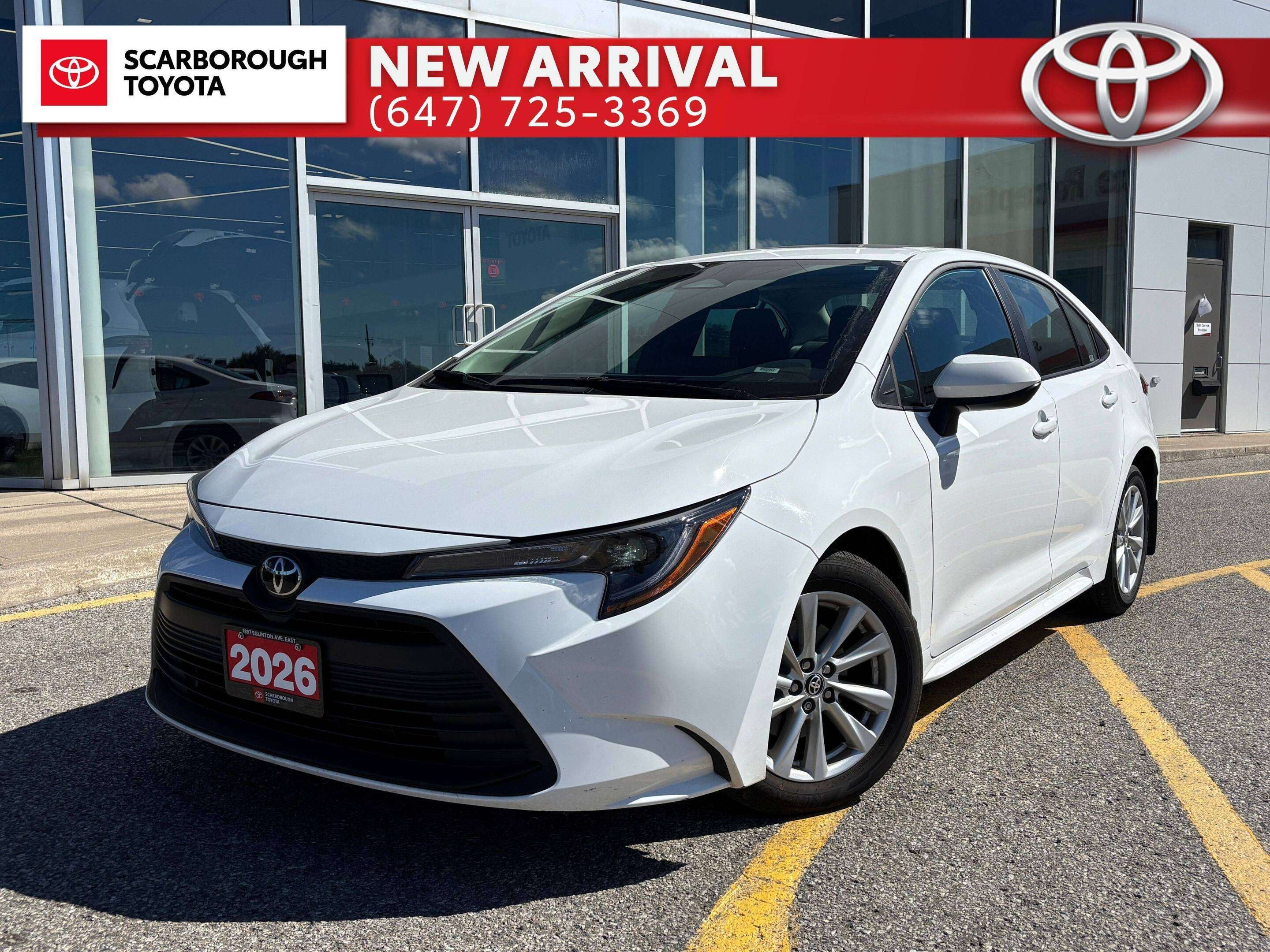 2026 Toyota Corolla LE Upgrade | Sunroof | Cruise Control | Bluetooth