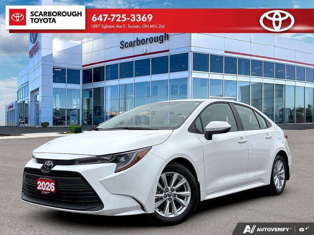 White 2026 Toyota Corolla Sedan  Automatic