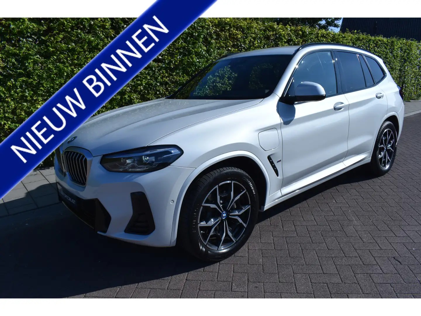 BMW X3 xDrive30e 292PK 23dkm! M SPORT Leder, ACC, FONKELN Blanc - 1