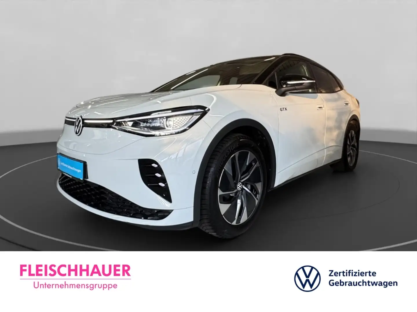 Volkswagen ID.4 GTX 4Motion LED+HUD+ACC+RFK+NAVI+AHK+SHZ+DAB+CARPL Weiß - 1