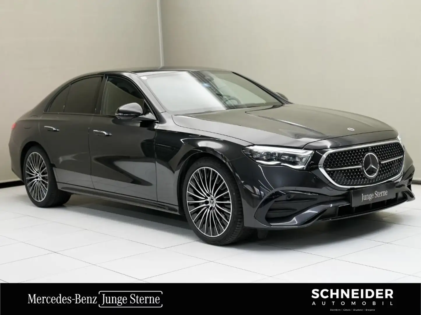 Mercedes-Benz E 220 d 4MATIC Limousine W-Paket Night SpurH FLA Grau - 1