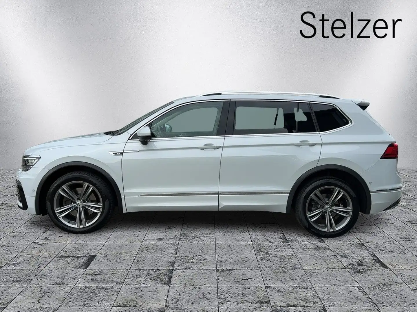 Volkswagen Tiguan Allspace R-Line AHK Pano AUT Weiß - 2