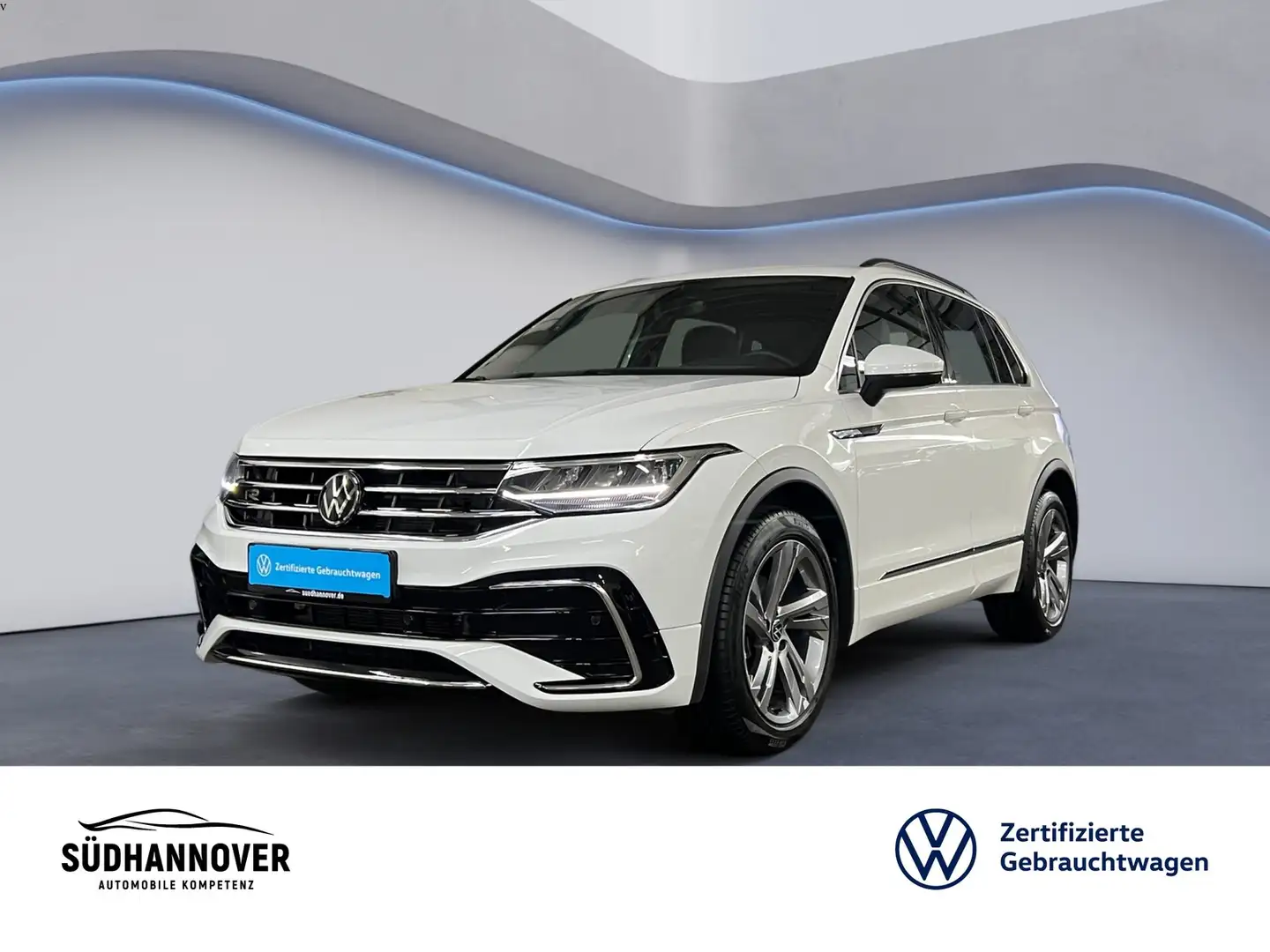 Volkswagen Tiguan R-Line 1.5 TSI DSG NAVI+LED+SHZ+PDC+ACC Weiß - 1