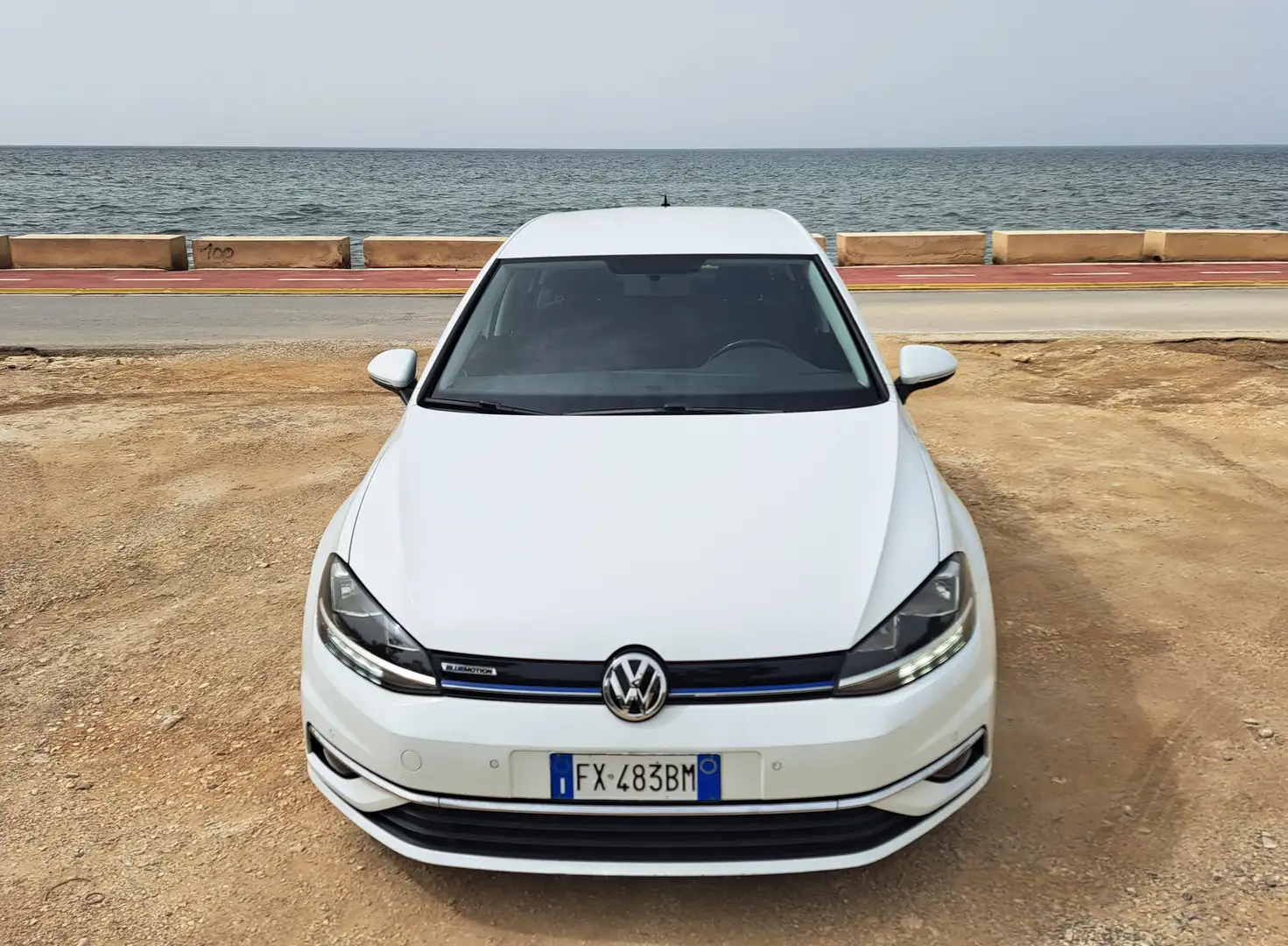 Volkswagen Golf Golf 7  2019 trendline Bianco - 2