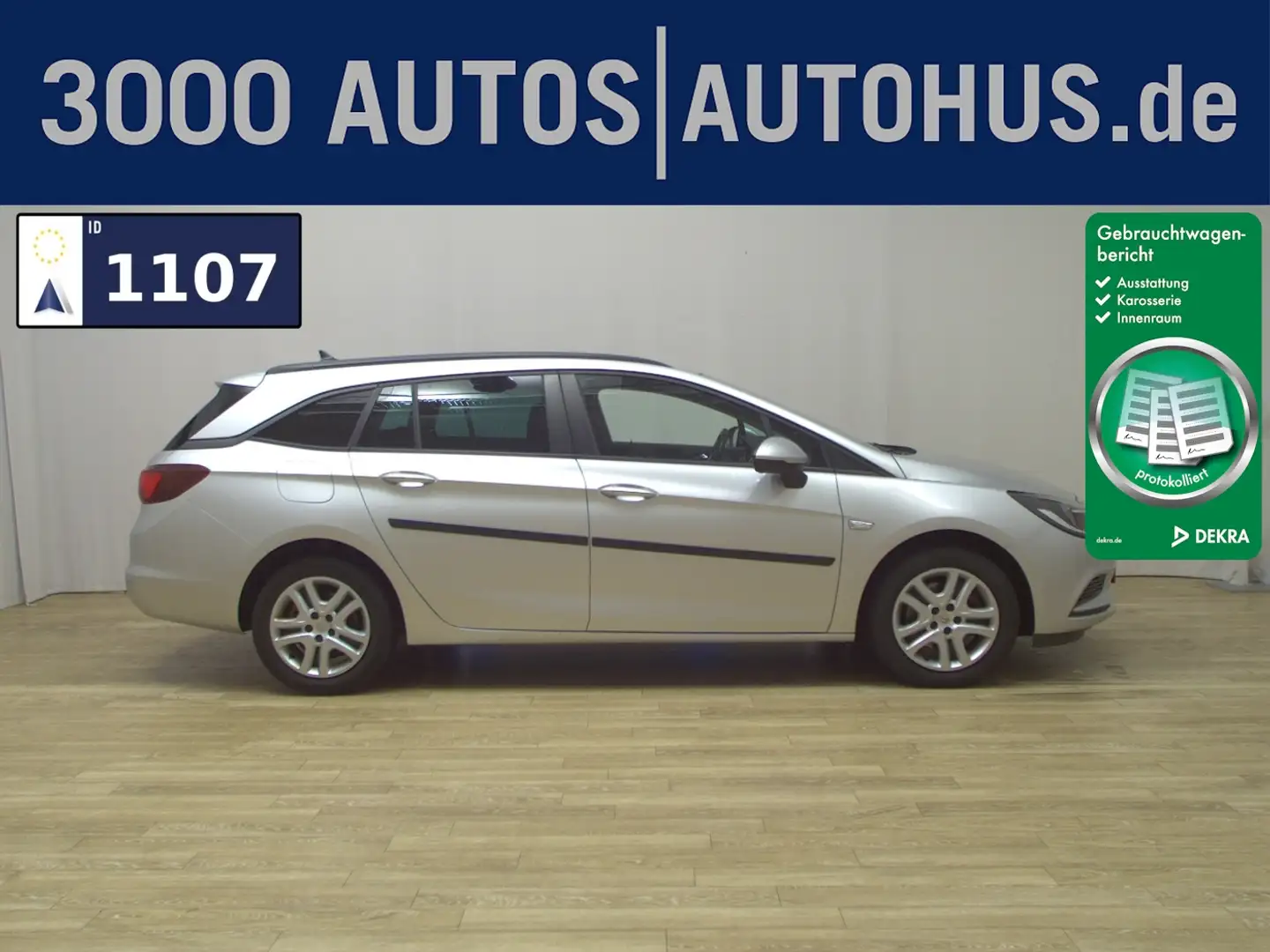 Opel Astra ST 1.6 CDTI Edition Navi Ergositz PDC Silber - 1