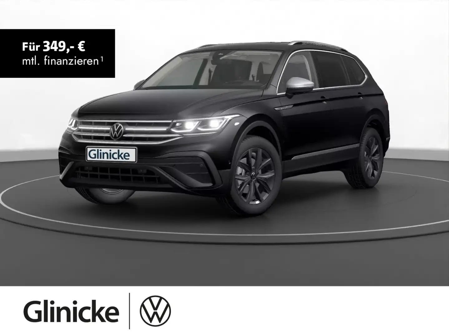 Volkswagen Tiguan Allspace 2.0 TDI 4M AHK Matrix LM 18" Nav Schwarz - 1