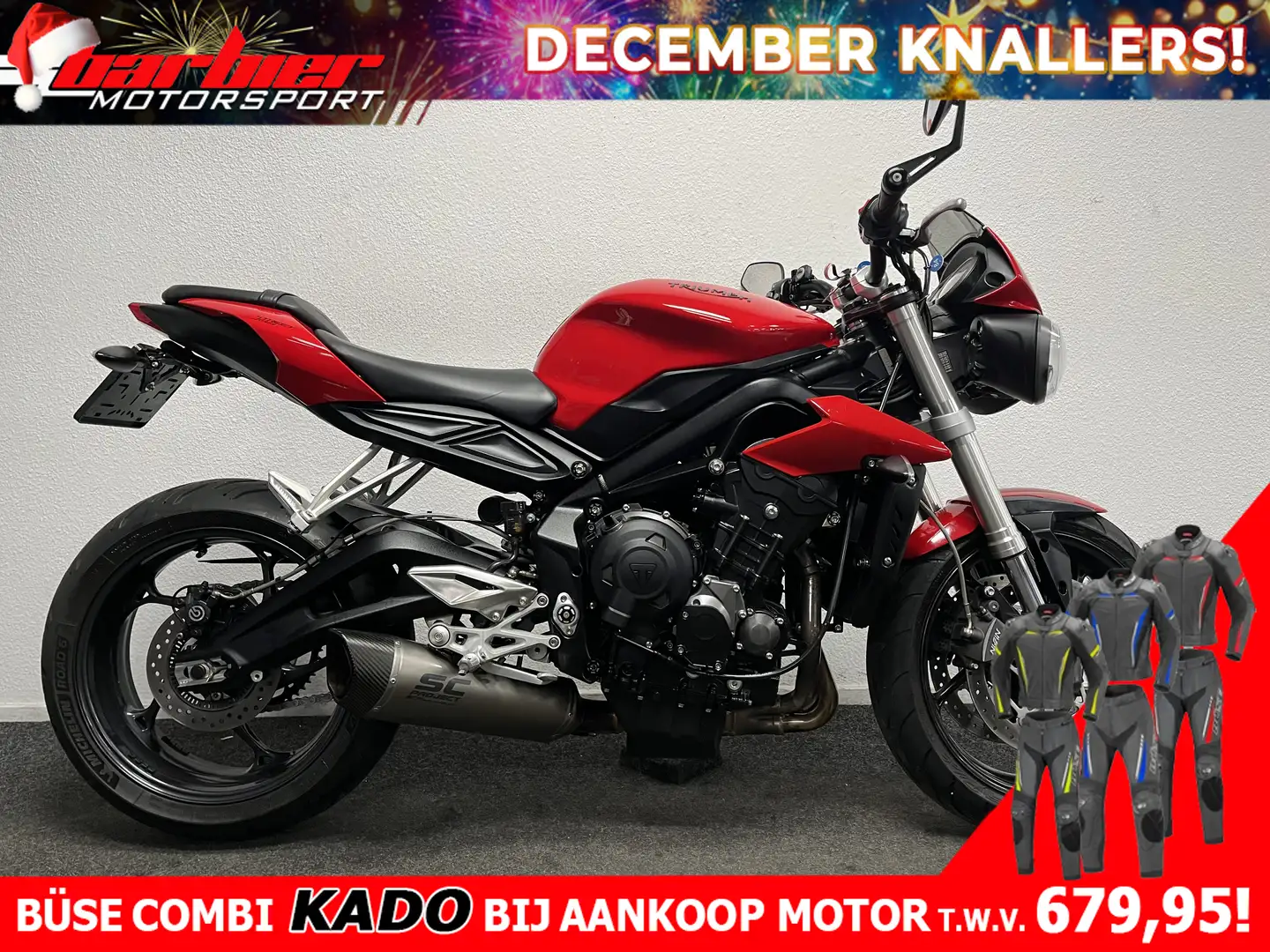 Triumph Street Triple S Rood - 1