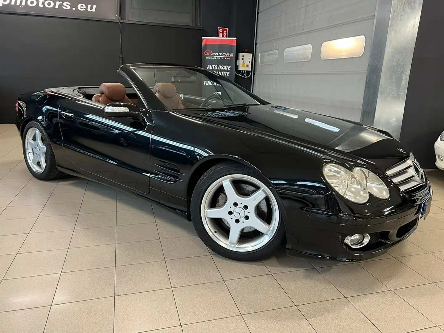 Mercedes-Benz SL 350 3.5 V6 EVO 272CV INTERNO MARRONE ! CERCHI AMG ! Schwarz - 2
