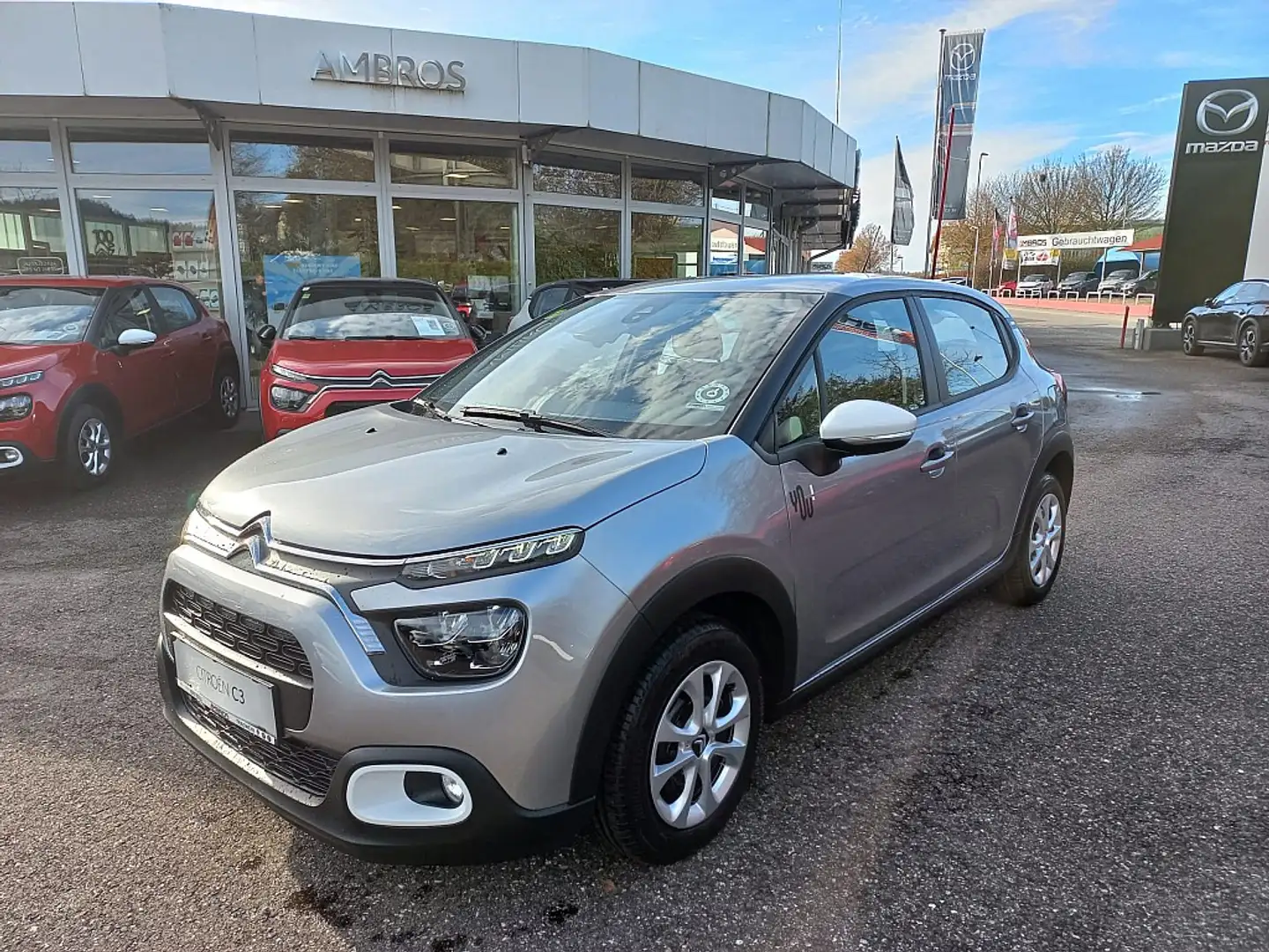 Citroen C3 PureTech 83 S&S 5-Gang-Manuell YOU! Gris - 1