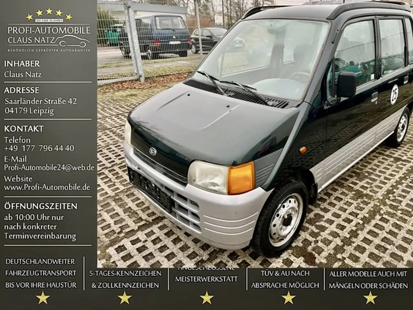 Daihatsu Move *25 KMH KM H*Orig 75.000 KM*Lieferung mögl* Zelená - 1