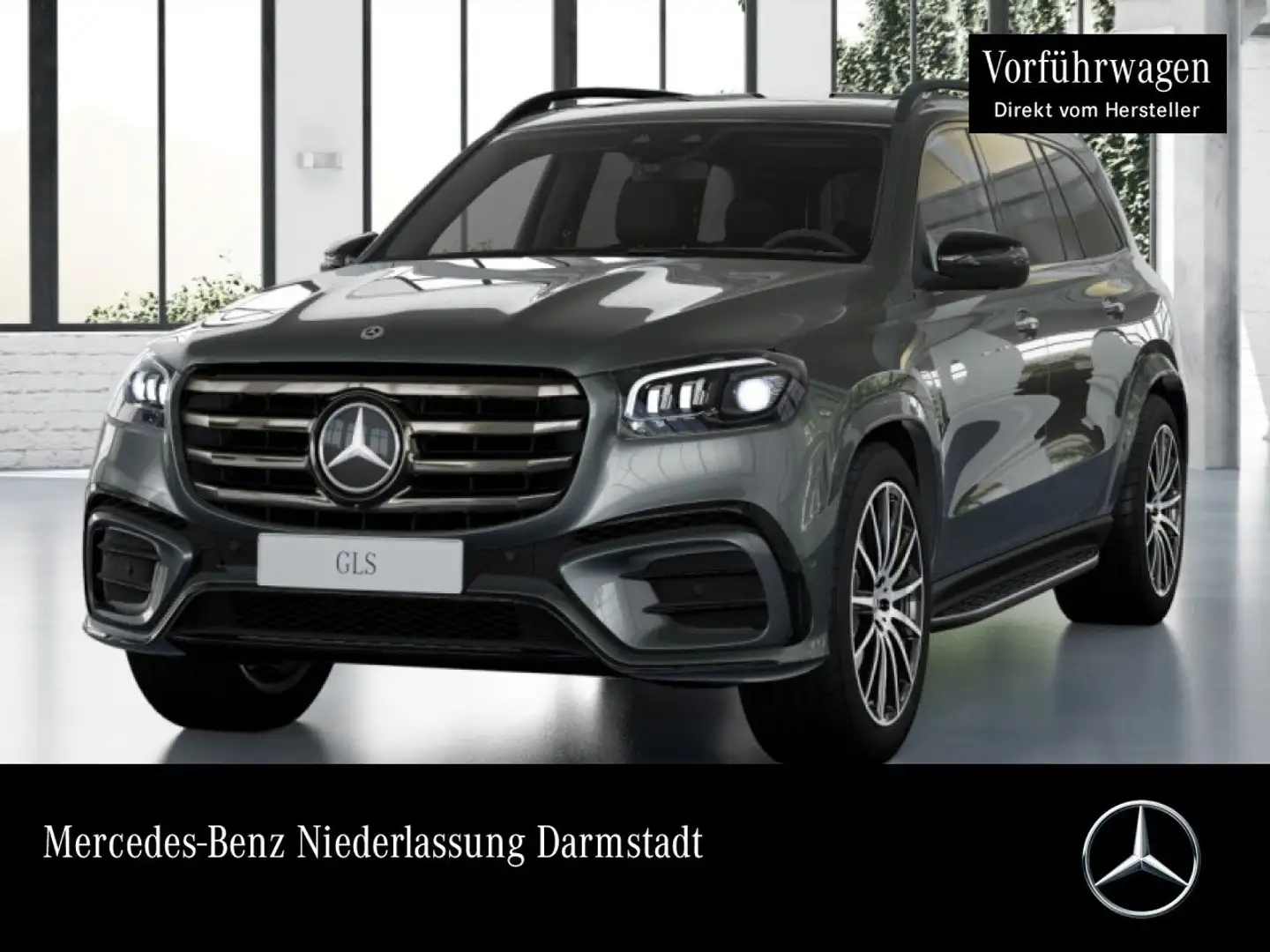 Mercedes-Benz GLS 450 d 4M AMG+NIGHT+PANO+360+AHK+MULTIBEAM+SPUR Grijs - 1