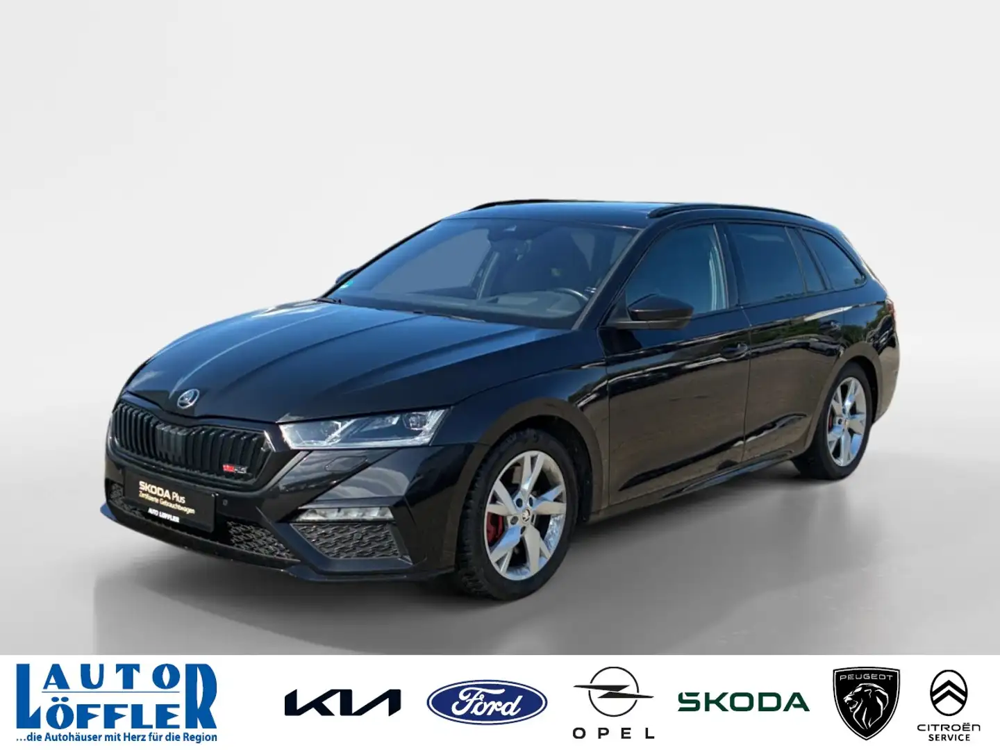 Skoda Octavia Combi RS #Standheizung #AHK #Navi #LED Klima Navi Noir - 1