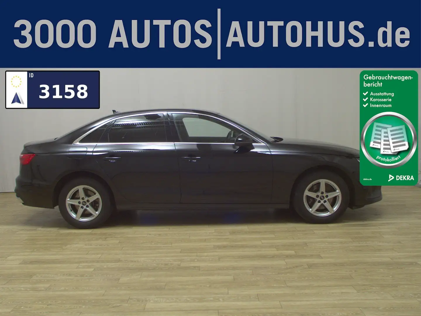 Audi A4 35 TDI T-Leder Navi+ virtual LED Sound Ahk Schwarz - 1