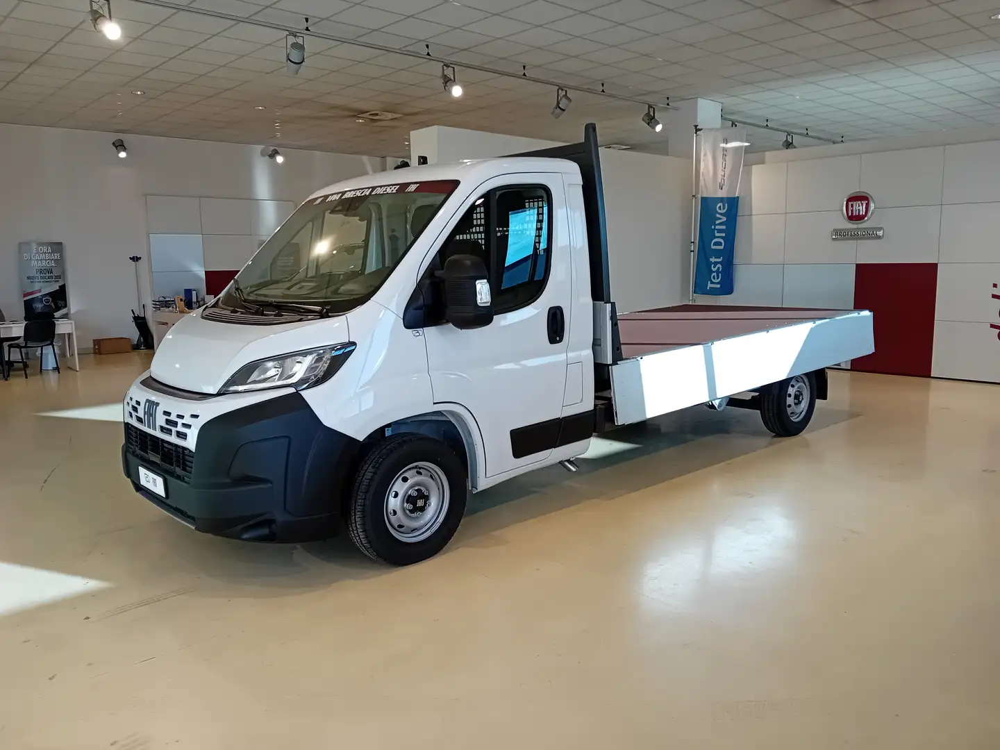 Fiat Ducato cab. sing. 35Q LH1 140CV cassone fisso 3.895 mm Bianco - 2