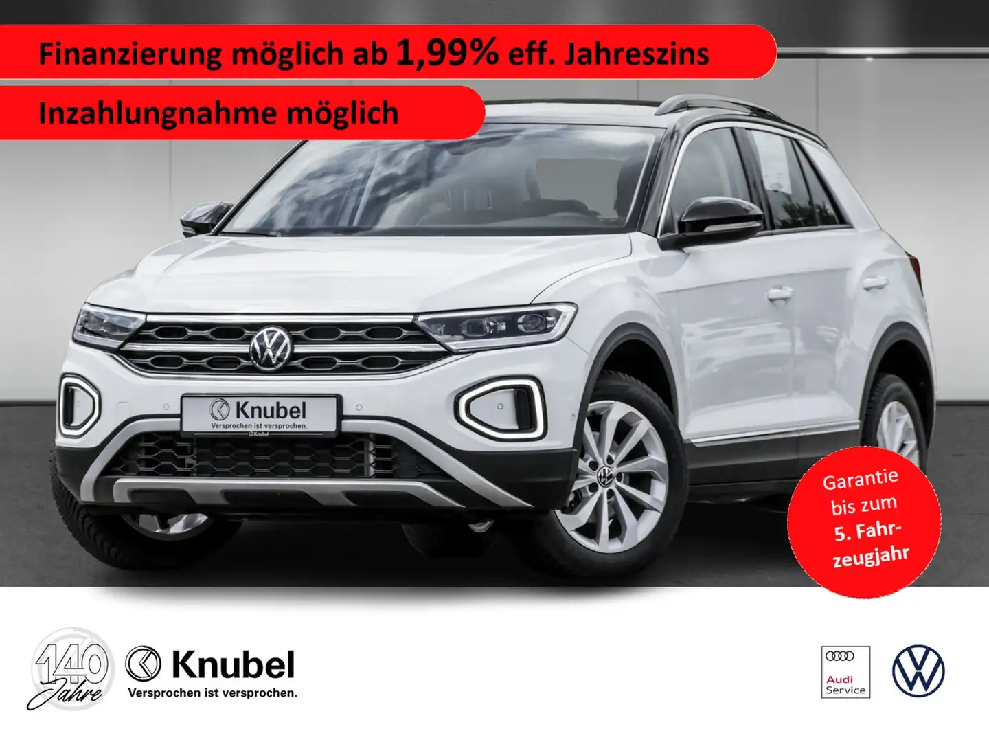 Volkswagen T-Roc Style 1.5 TSI LED+ Navi ACC Park/LaneAss. Wit - 1