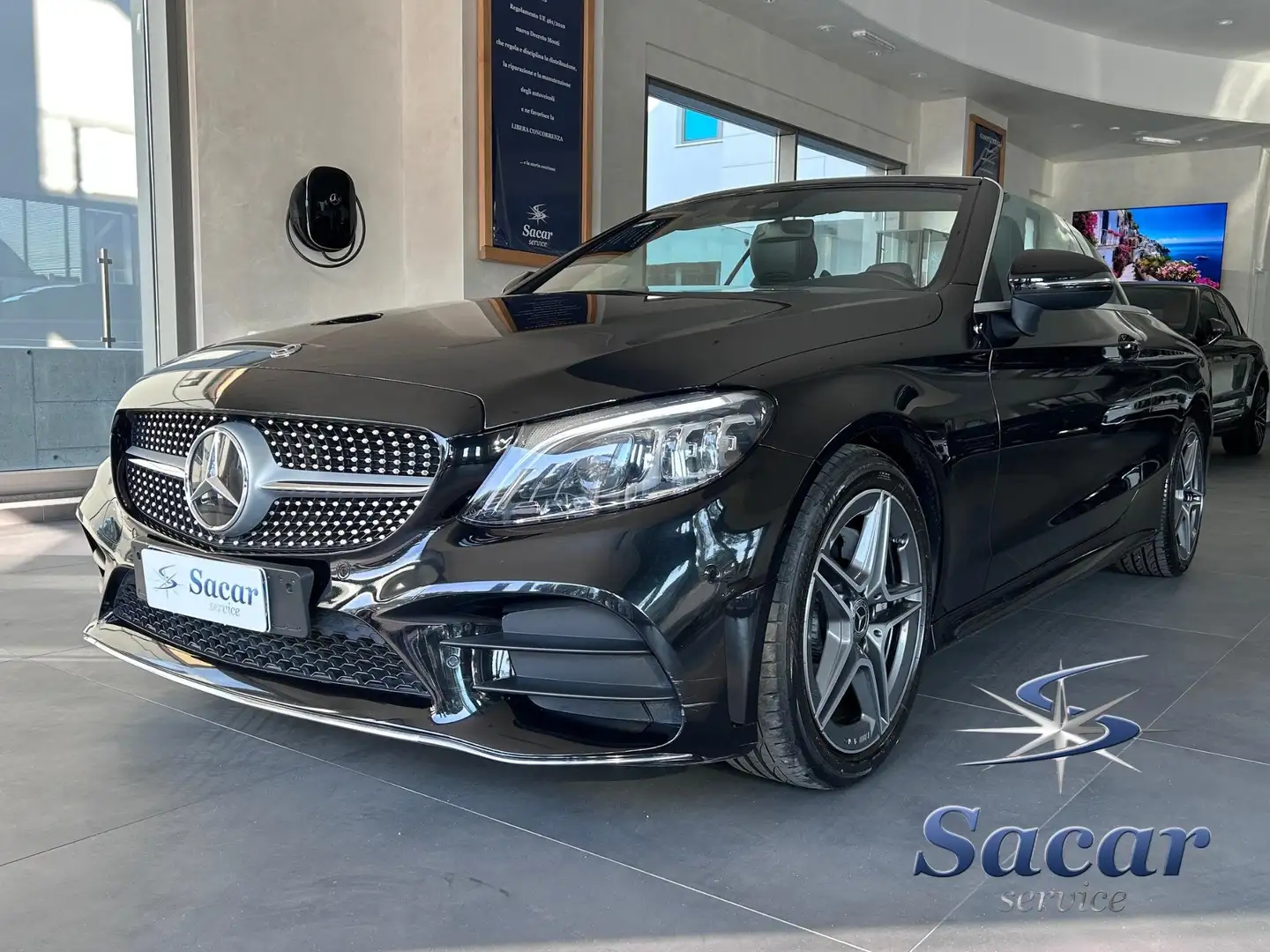 Mercedes-Benz C 220 Classe C-A205 2018 Cabrio Cabrio d Premium auto Nero - 1