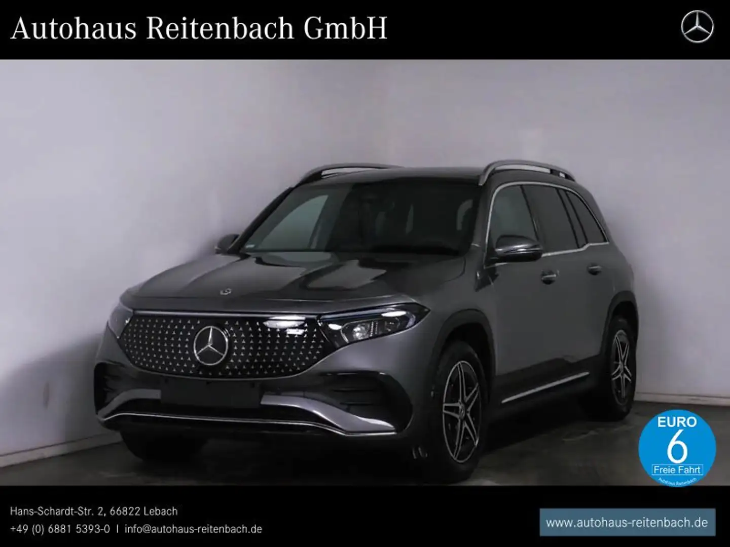 Mercedes-Benz EQB 300 EQB300 4M AMG+PANO+360° DISTR+MEMO+LED+EASYPACK Grau - 1