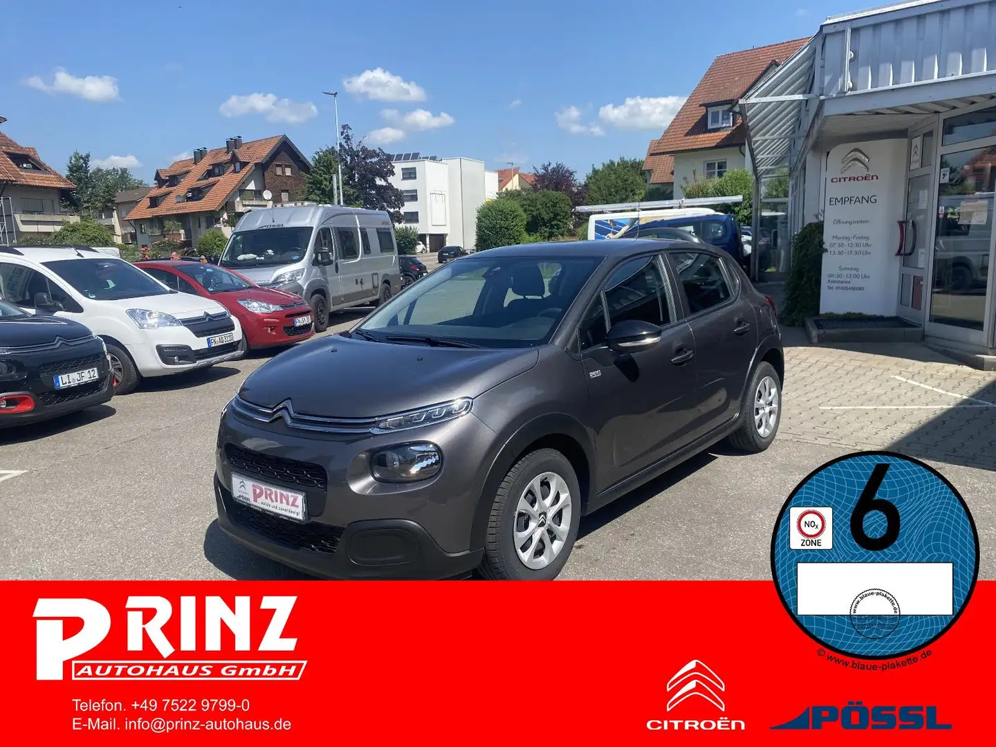 Citroen C3 Feel 1.2 PureTech 83 PS *Klima *EPH Grau - 1