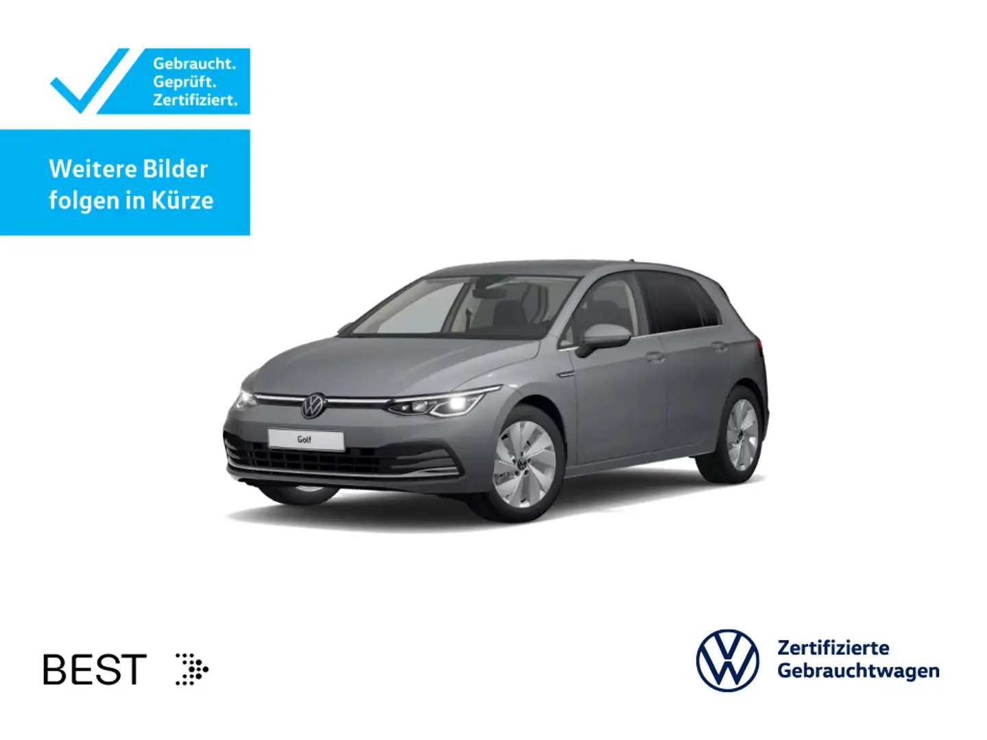 Volkswagen Golf VIII 1.5 eTSI DSG STYLE*LED*NAVI*KLIMA*PDC* Grau - 1