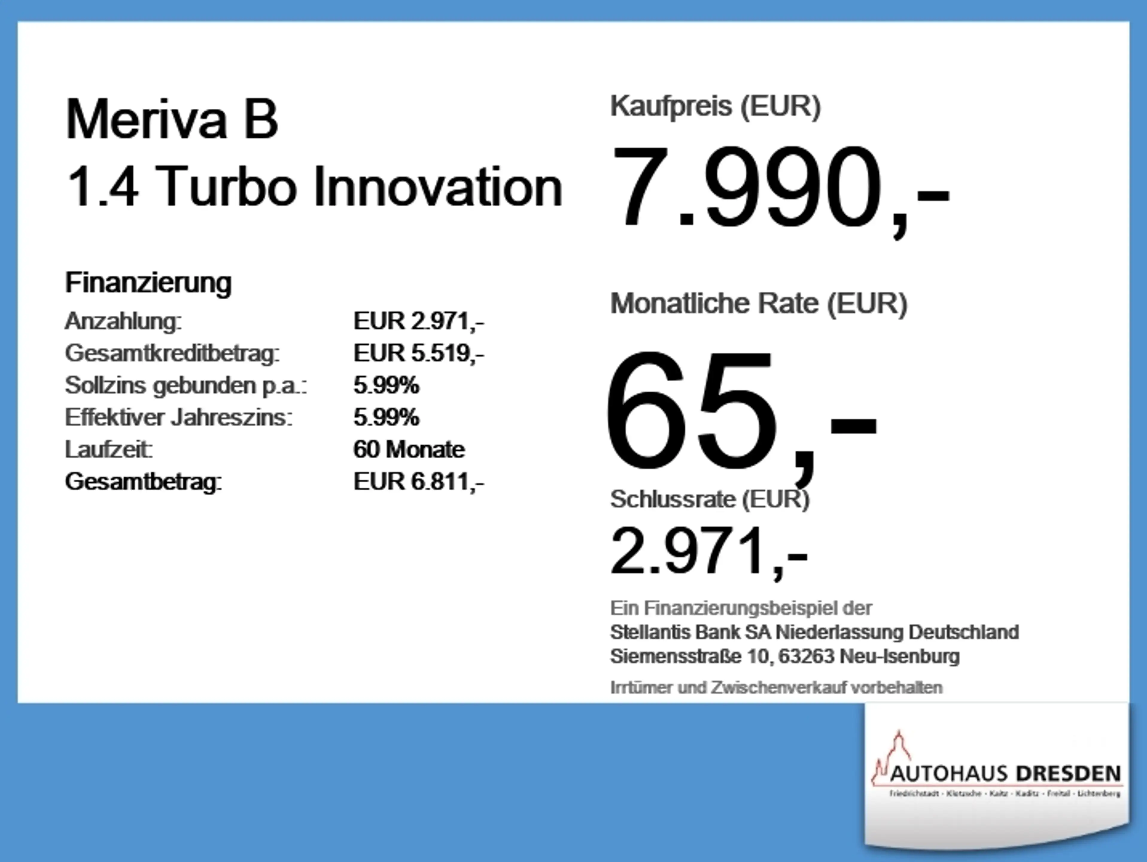 Opel Meriva B 1.4 Turbo Innovation *NAVI*SHZ*PDC*AWR* — photo 6