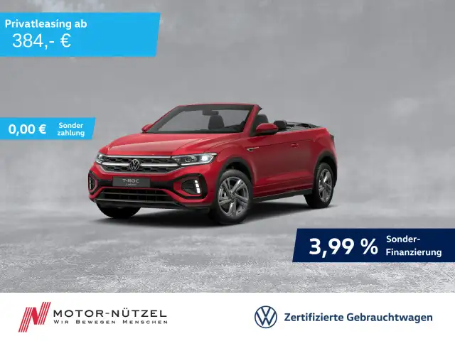 Volkswagen T-Roc 1.5 TSI DSG R LINE 5JG+AHK+STHZG