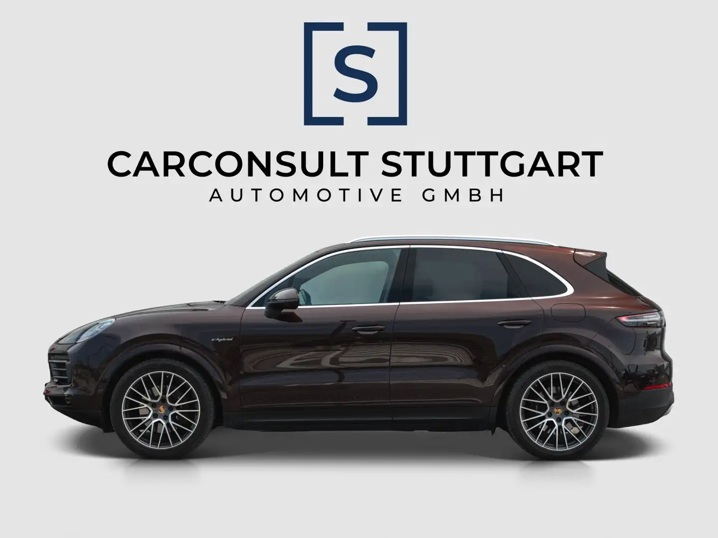Porsche Cayenne E-Hybrid BI-COLOR i AHK I SOFTCLOSE I APPROVED Brun - 1
