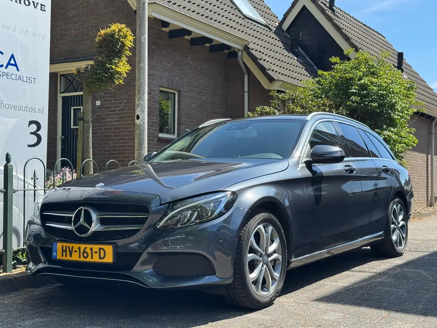Mercedes-Benz C 350 Estate C350 e Lease Edition Airco/Camera/Parkeerse Сірий - 2