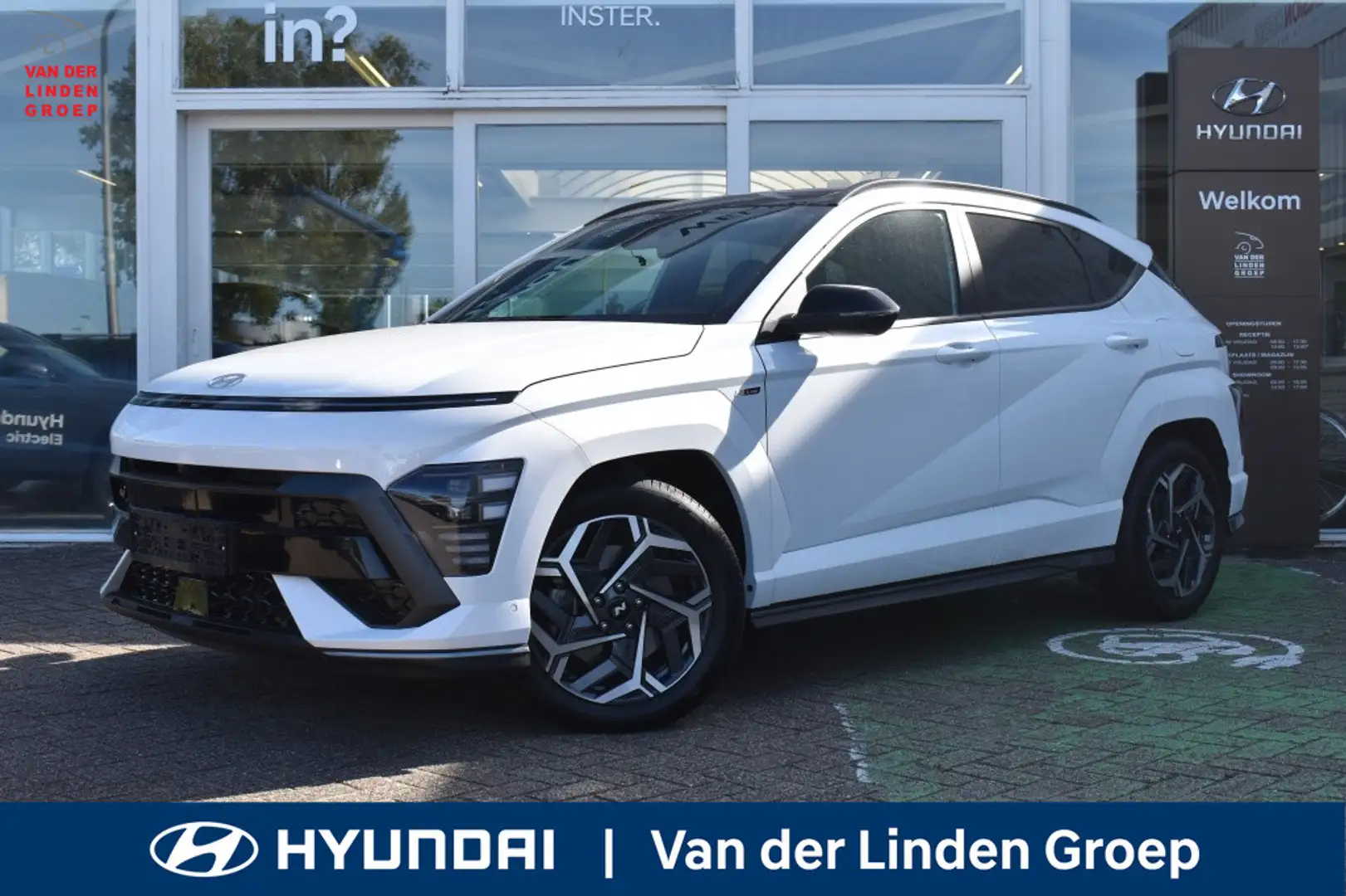 Hyundai KONA 1.6 T-GDI 7-DCT 4WD N-Line Sky Full Option! "RIJKL Blanc - 1