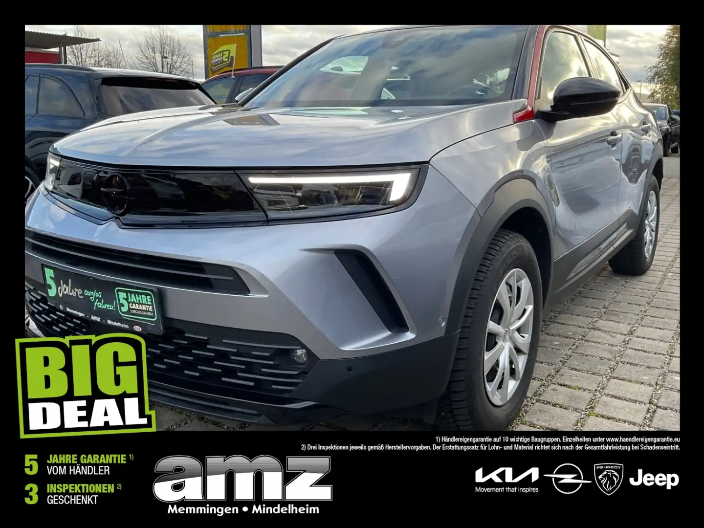 Opel Mokka 1.2 Turbo GS Line ACC+LED+Navi+SHZ+Kam.+LM Grau - 1